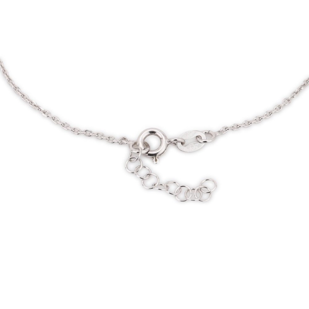 Vanbelle Sterling Silver Jewelry Big & Small Multi-Star Anklet - Picture 3 of 7